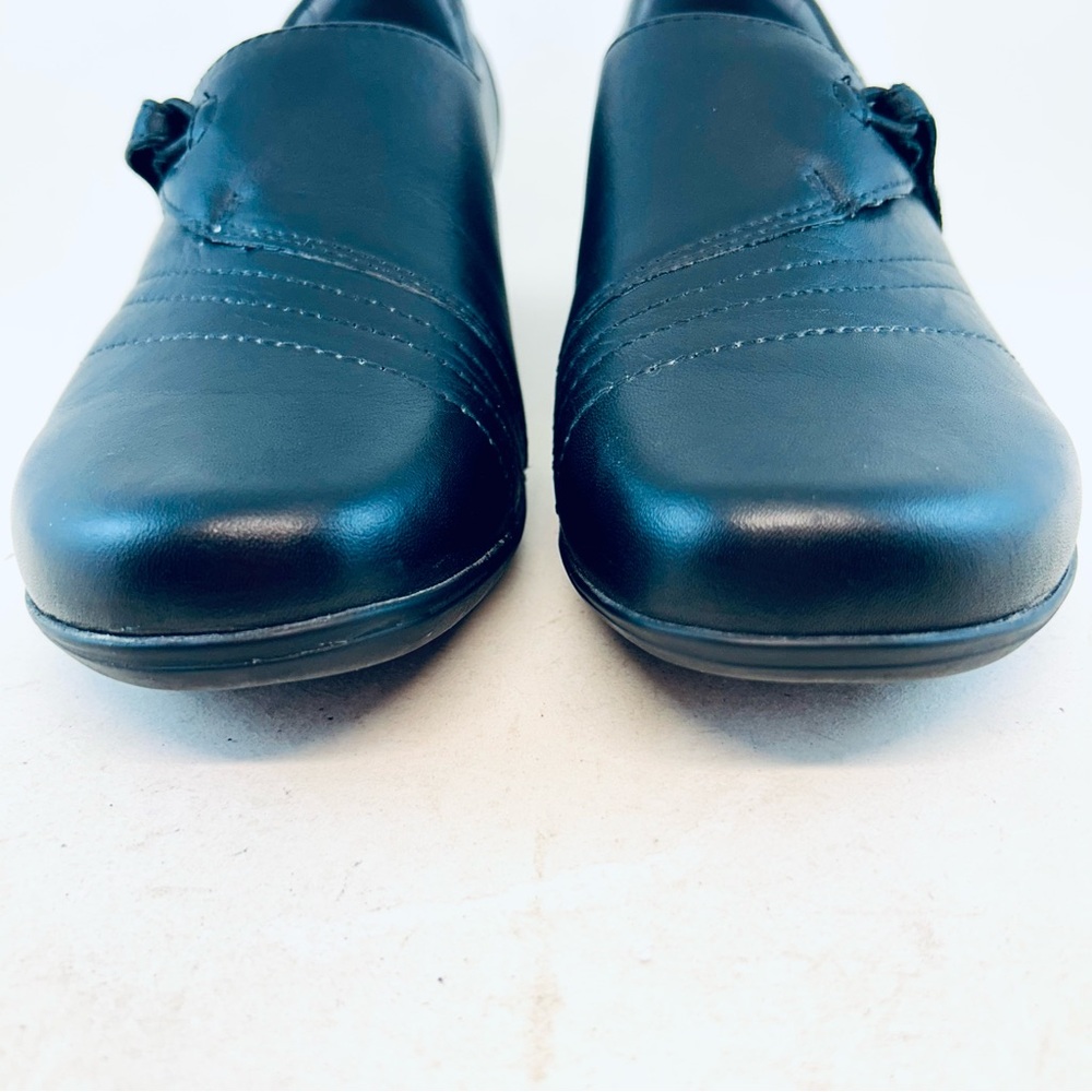 Dansko Black Milled Nappa Franny Adjustable Slip On Loafers EU 39 8.5 9 - Picture 3 of 11